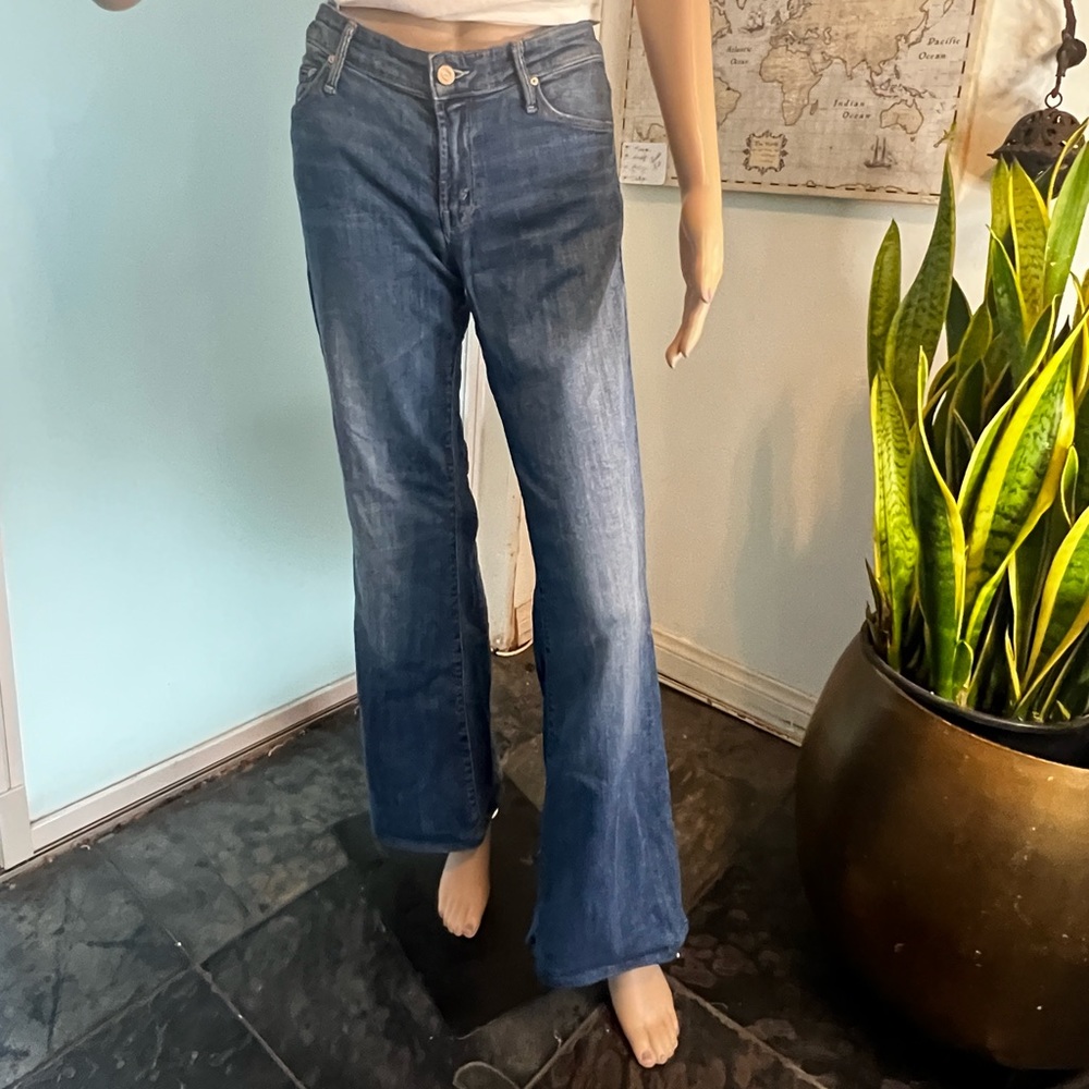 Mother The Wilder Medium Kitty Jean. Size 31.